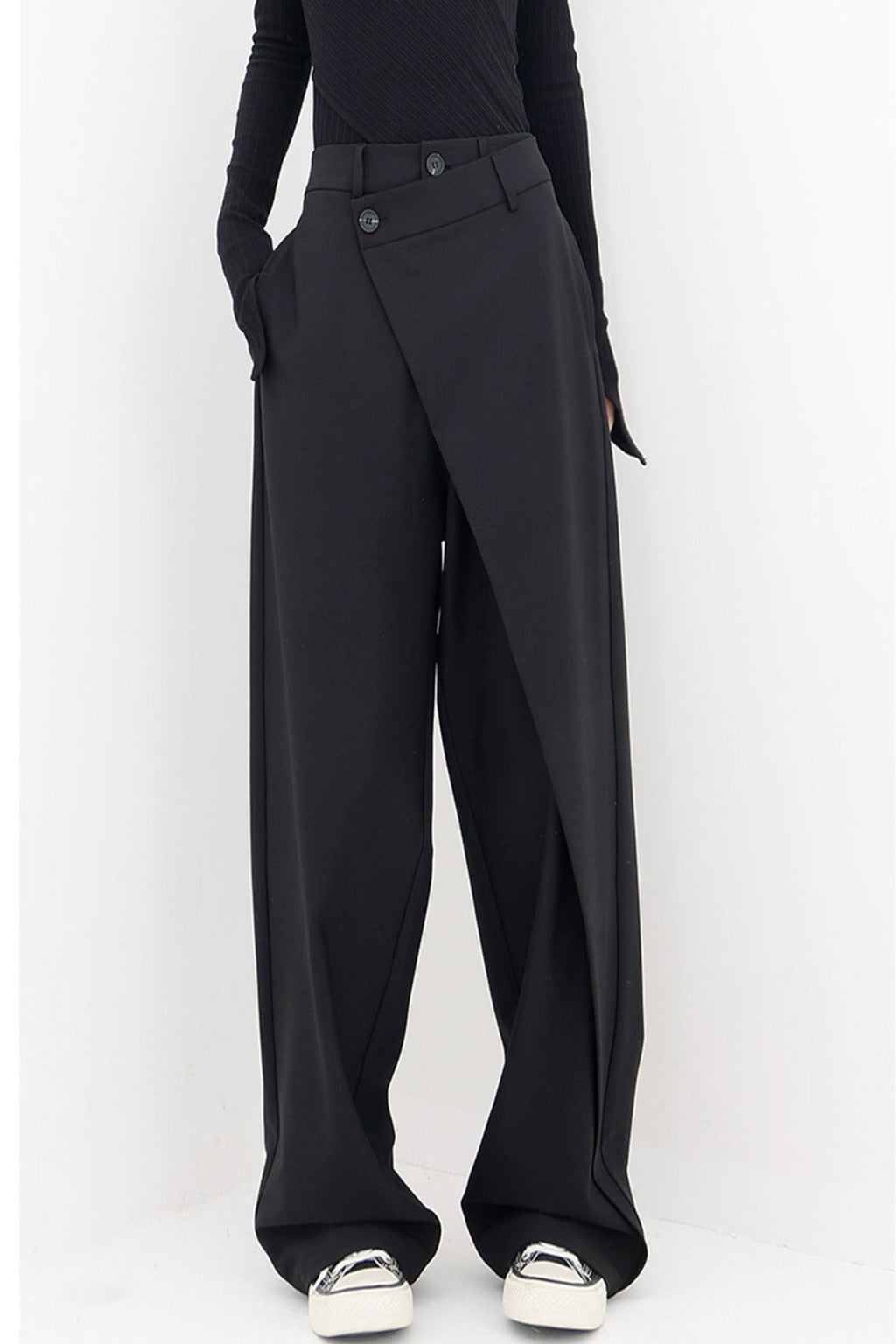 Valenzora - Trendy Asymmetrical Baggy Pants - Women's Comfortable Harem Pants