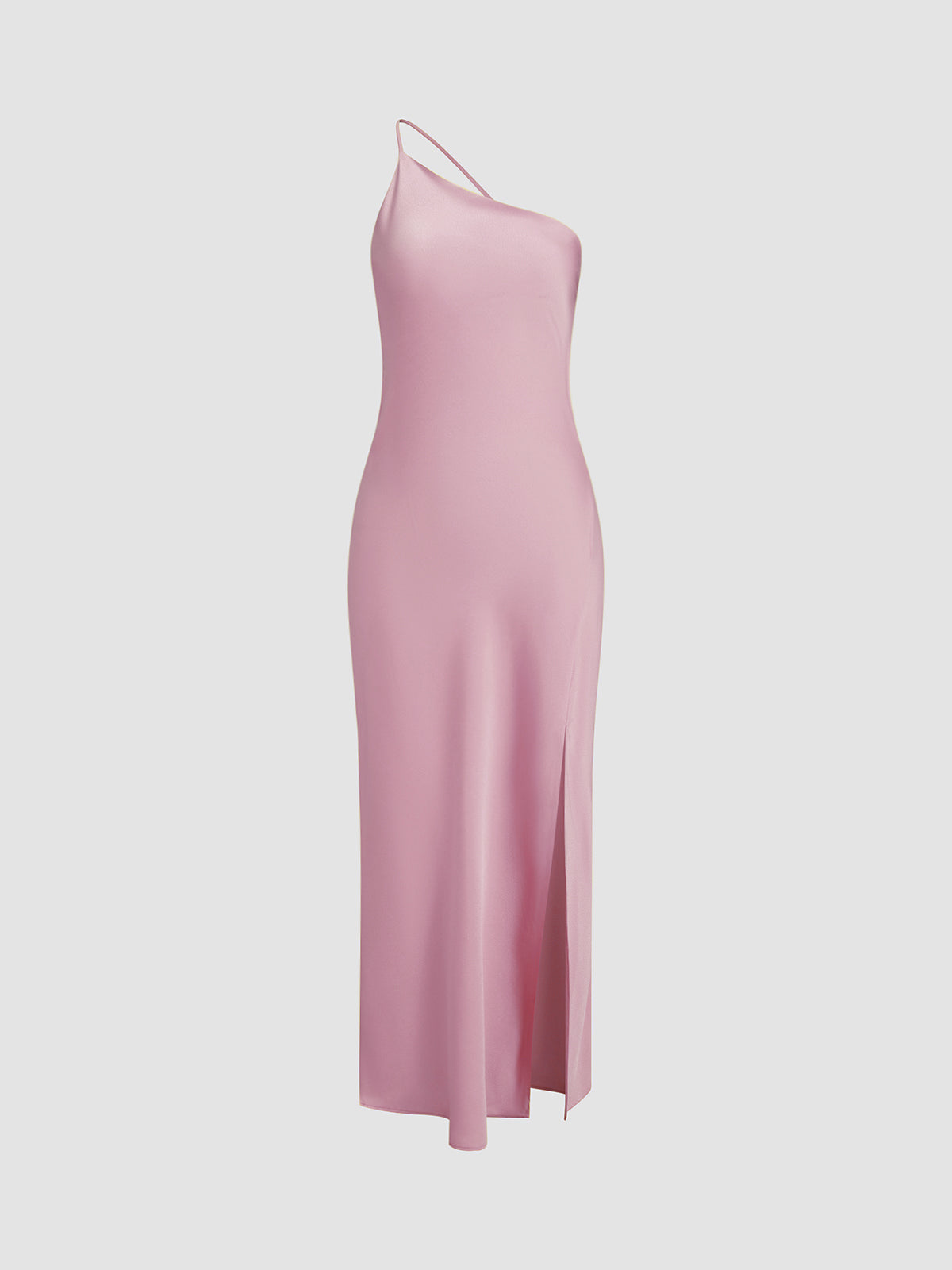 Valenzora | Satin Maxi Dress with Open Back