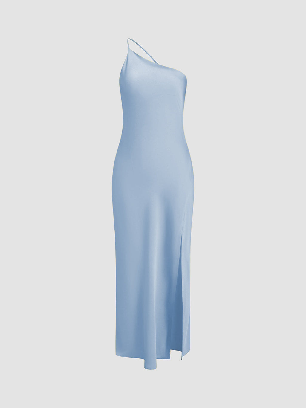 Valenzora | Satin Maxi Dress with Open Back