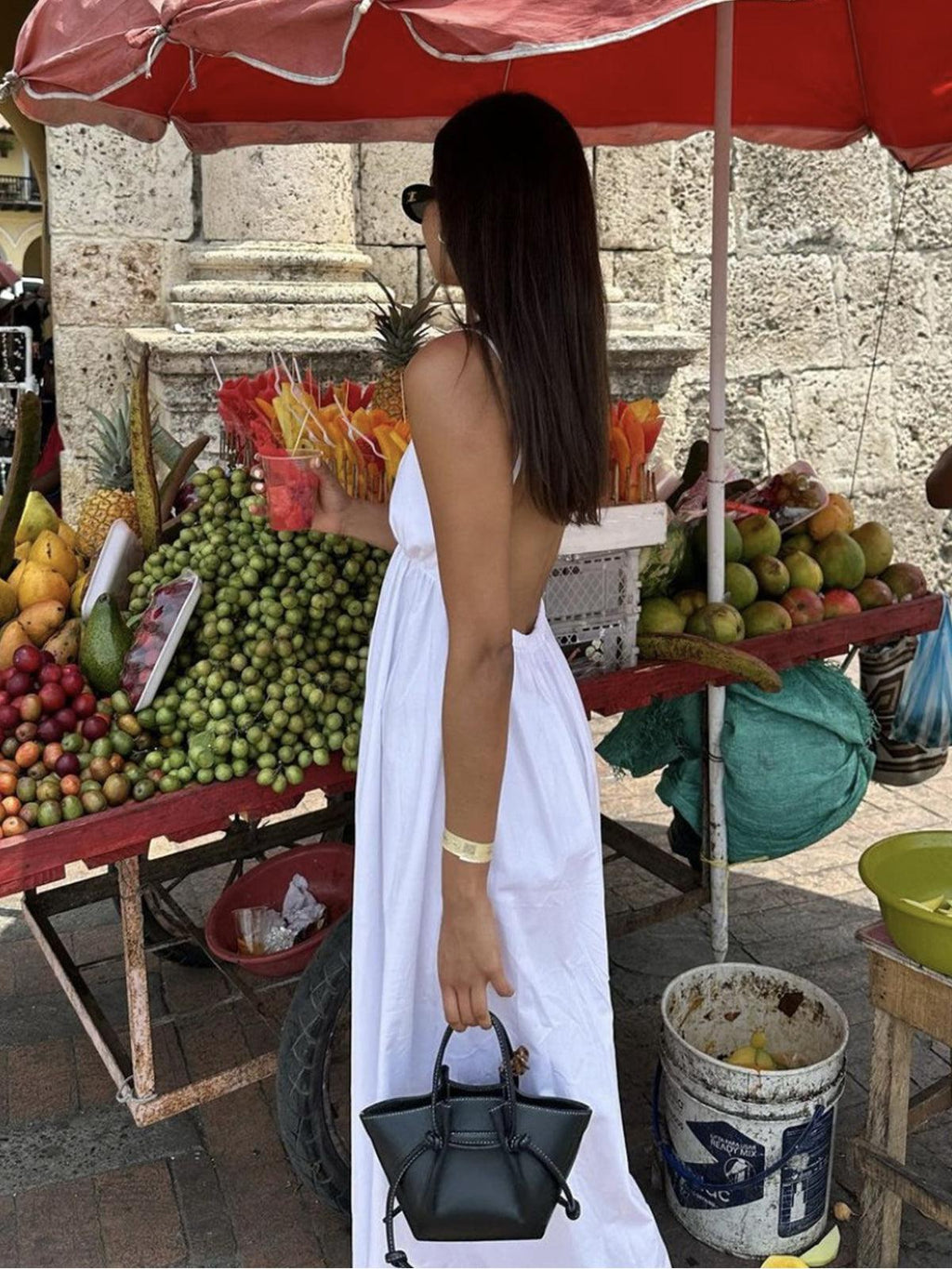 Valenzora | Women's Linen Midi Dress Breathable & Stylish