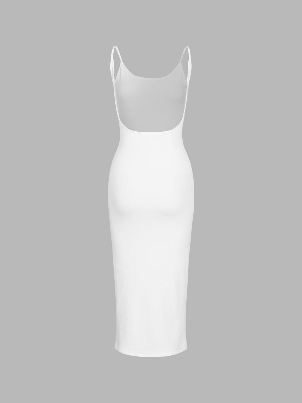 Valenzora | Klassisches Midi-Kleid mit offener Rückenpartie