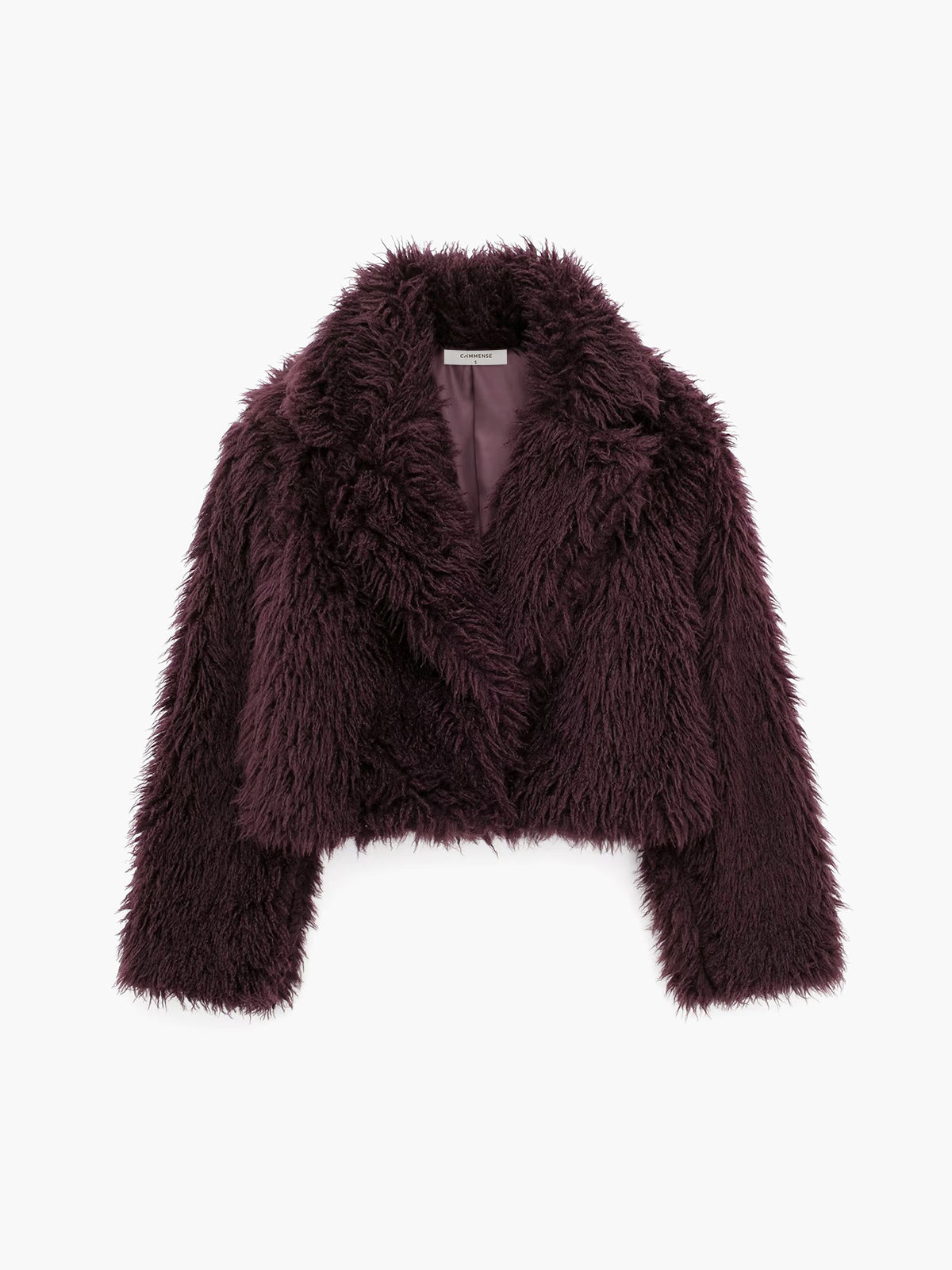 Valenzora | Fluffy faux fur short jacket