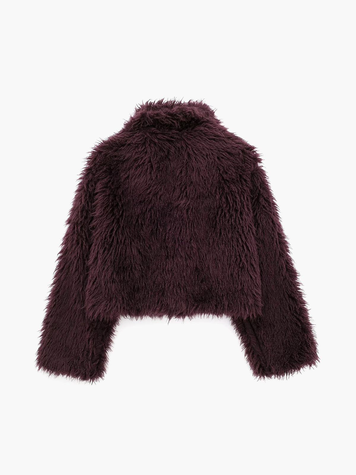 Valenzora | Fluffy faux fur short jacket