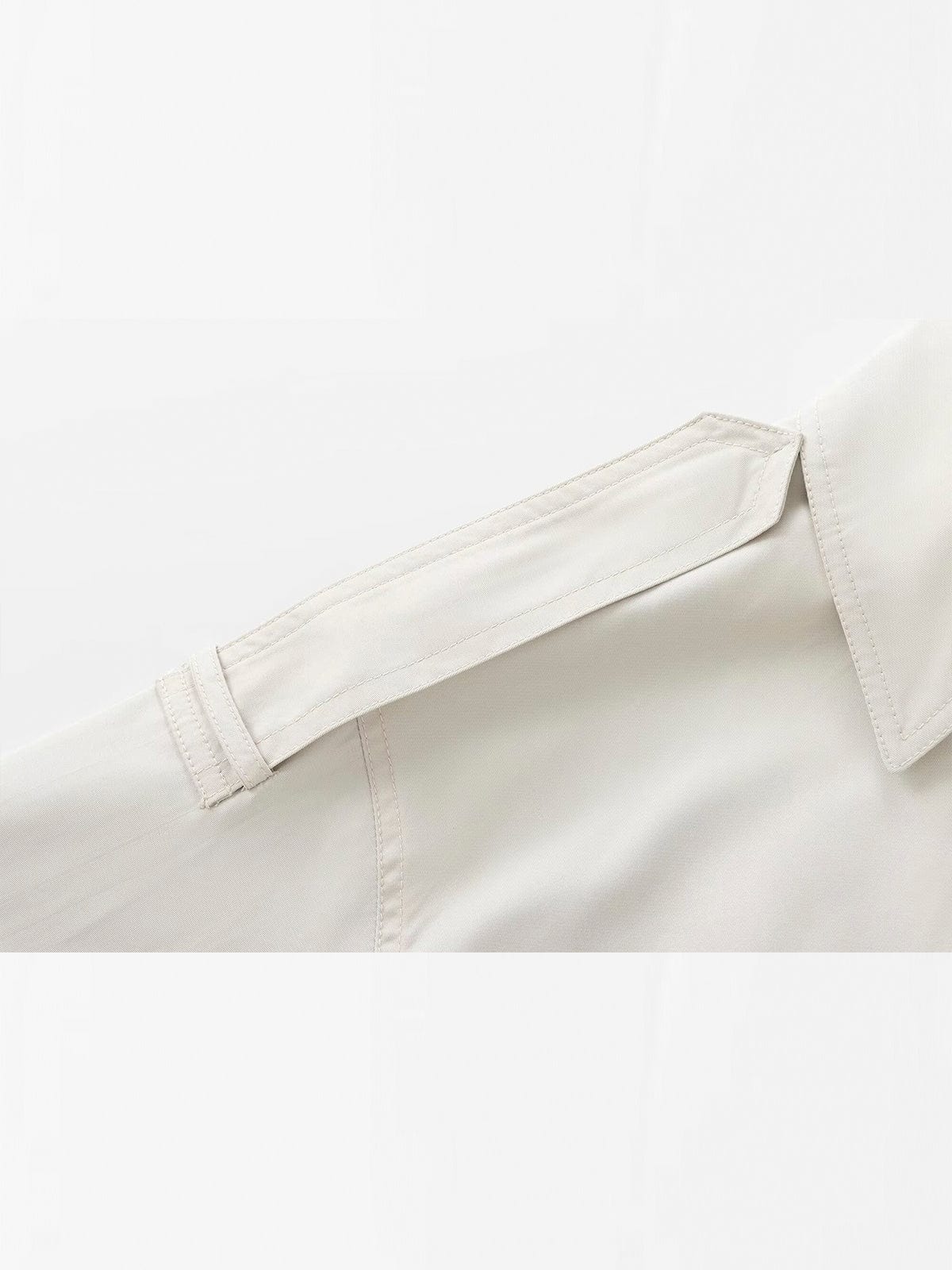 Valenzora | Short Double-Breasted Trench Coat Elegant & Timeless