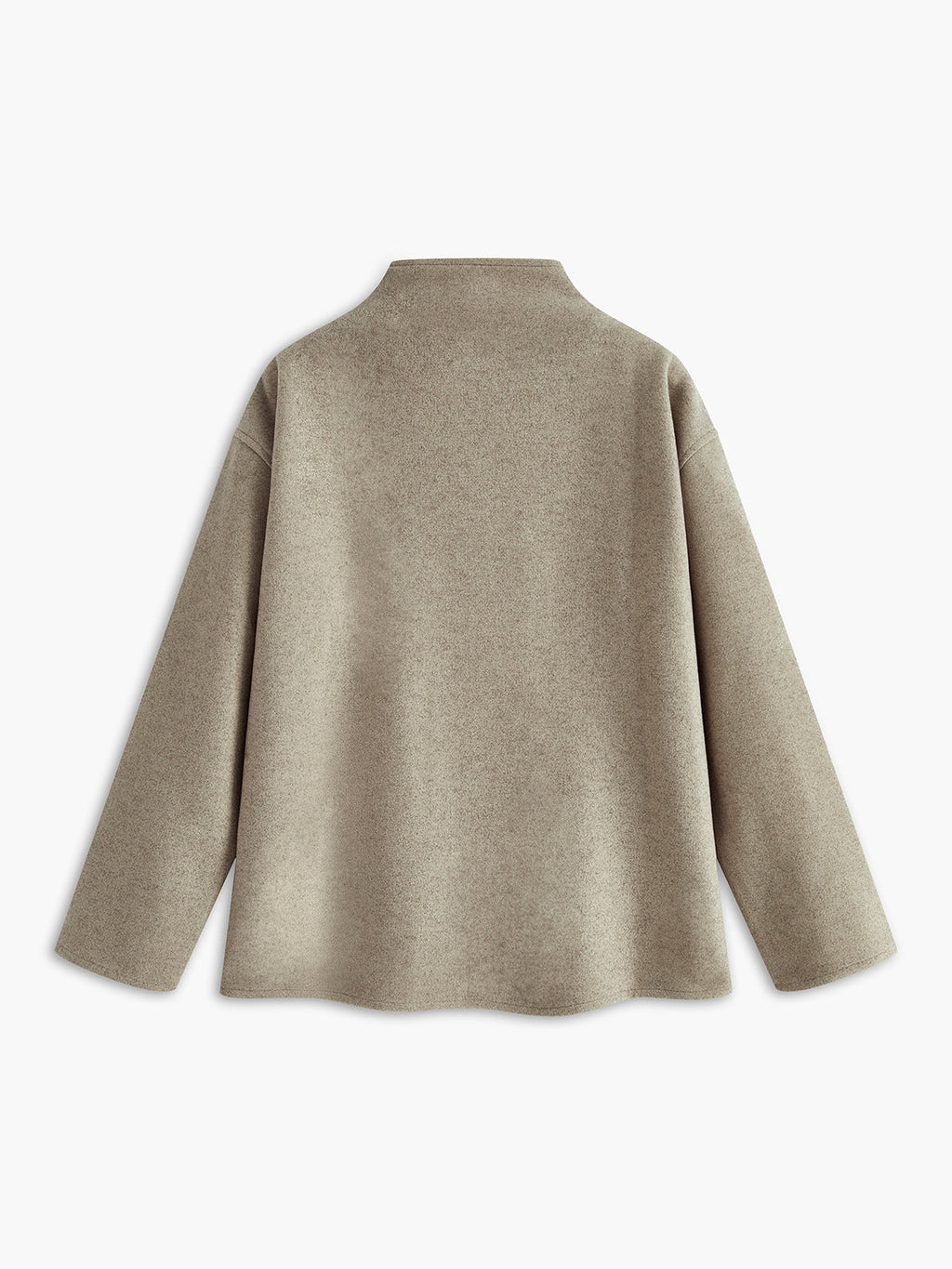 Valenzora | Women's Button-Down Jacket - Short Beige Jacket with a Modern Cut