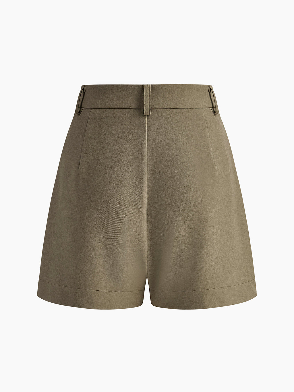 Valenzora | Semi-Transparent Mid-Waisted Shorts Without Belt