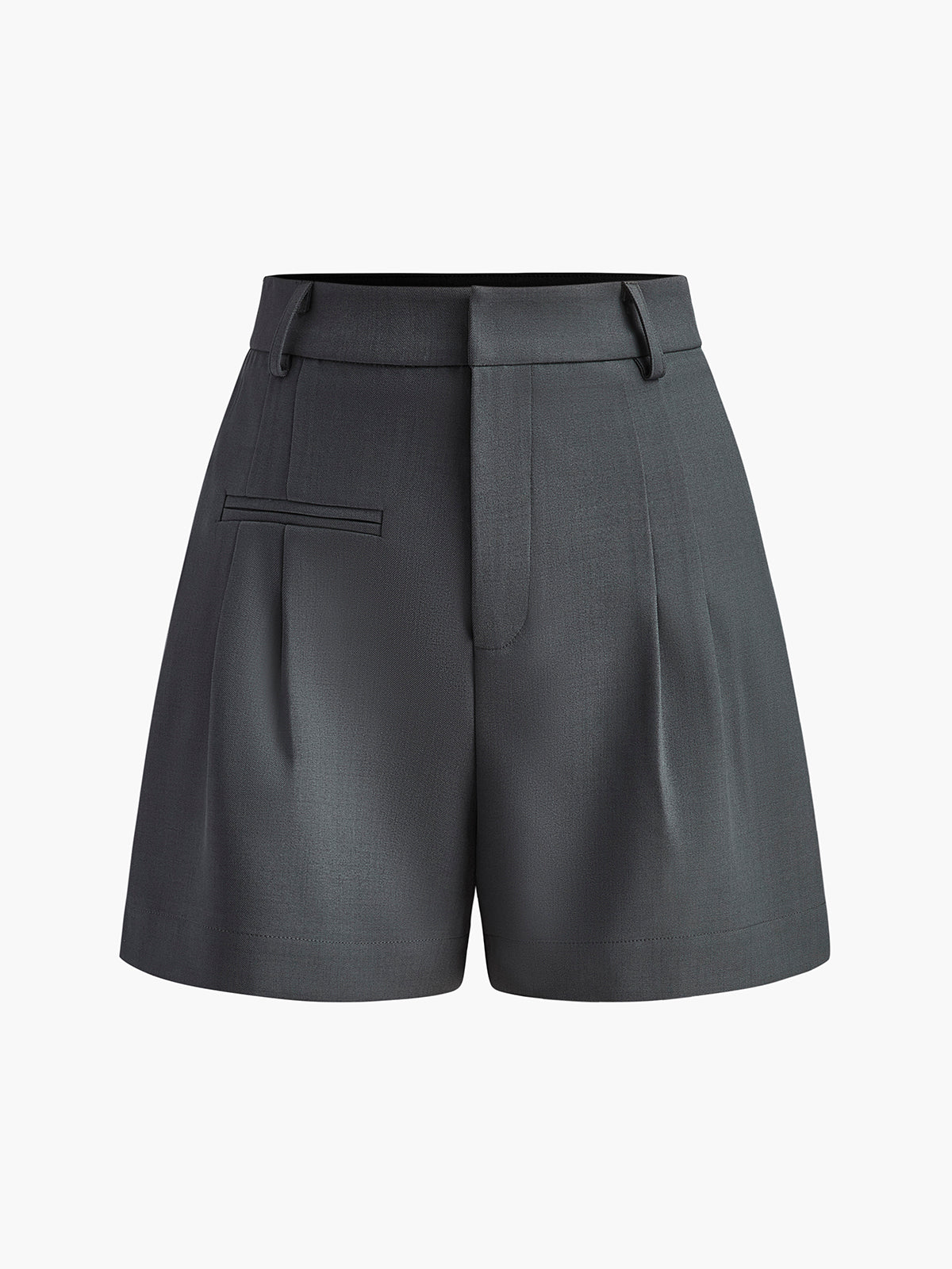 Valenzora | Semi-Transparent Mid-Waisted Shorts Without Belt