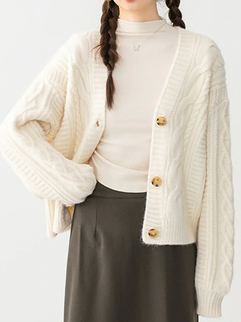 Valenzora | Mechanism Cable Cardigan