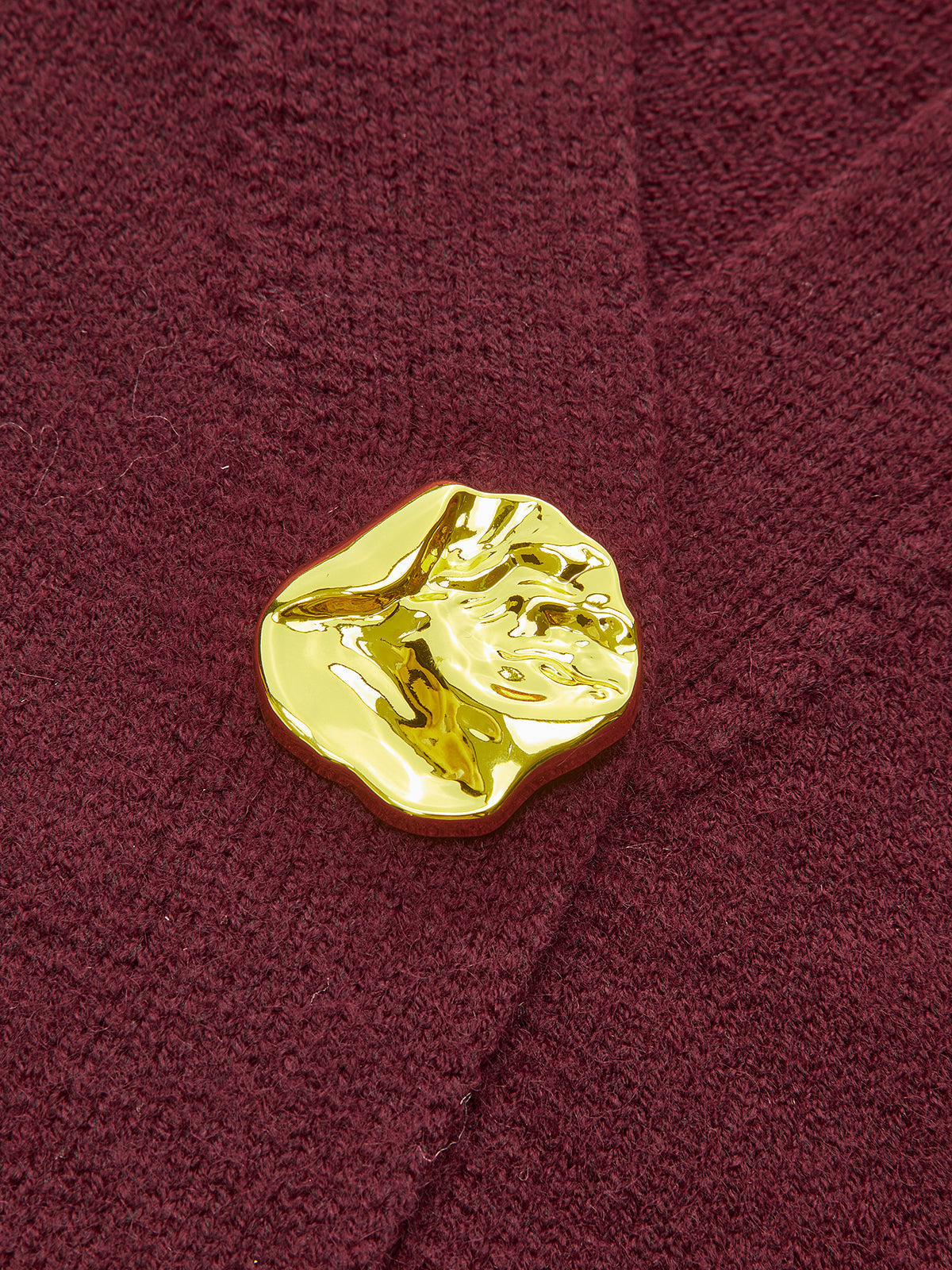 Valenzora | Elegant metal button short cardigan
