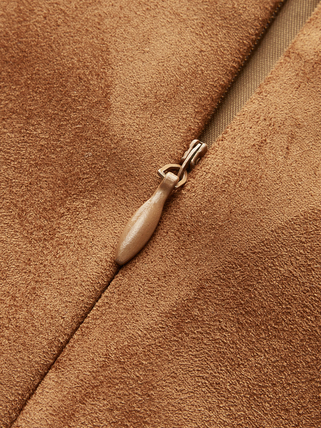 Valenzora | Minimalist suede mini skirt
