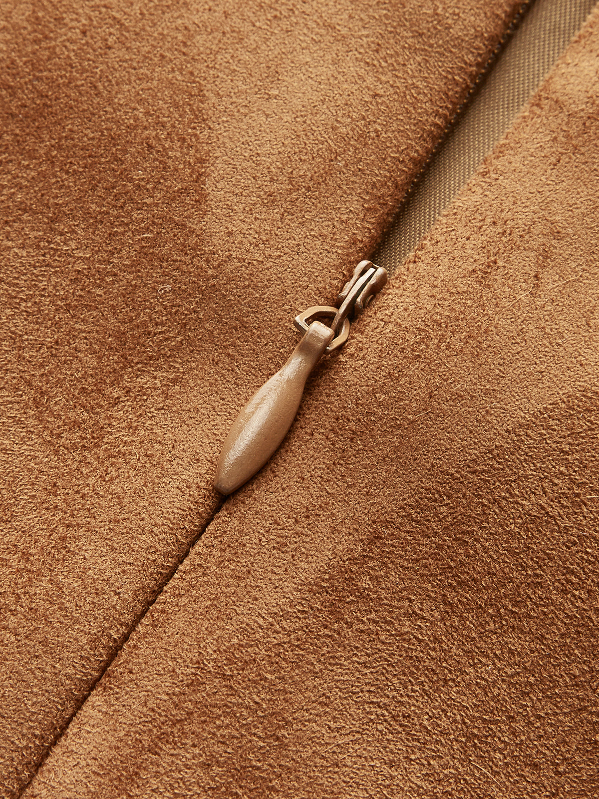 Valenzora | Minimalist suede mini skirt