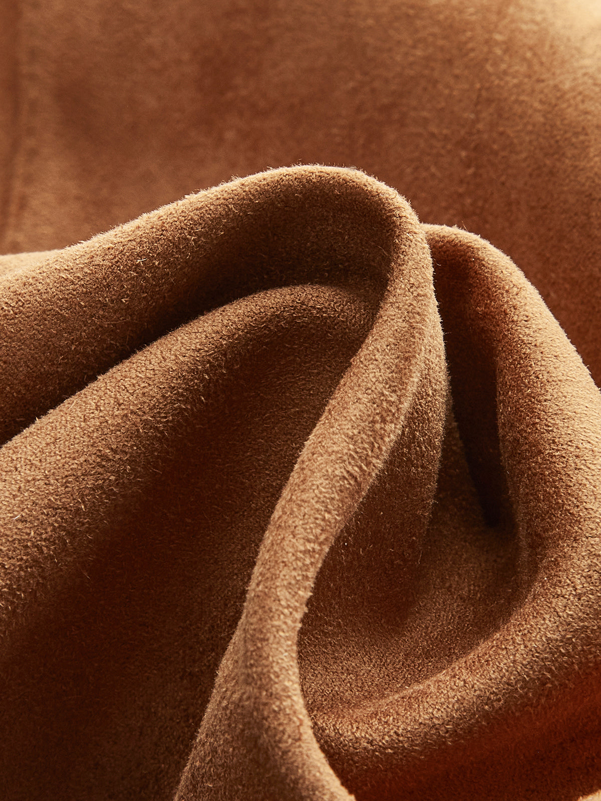 Valenzora | Minimalist suede mini skirt