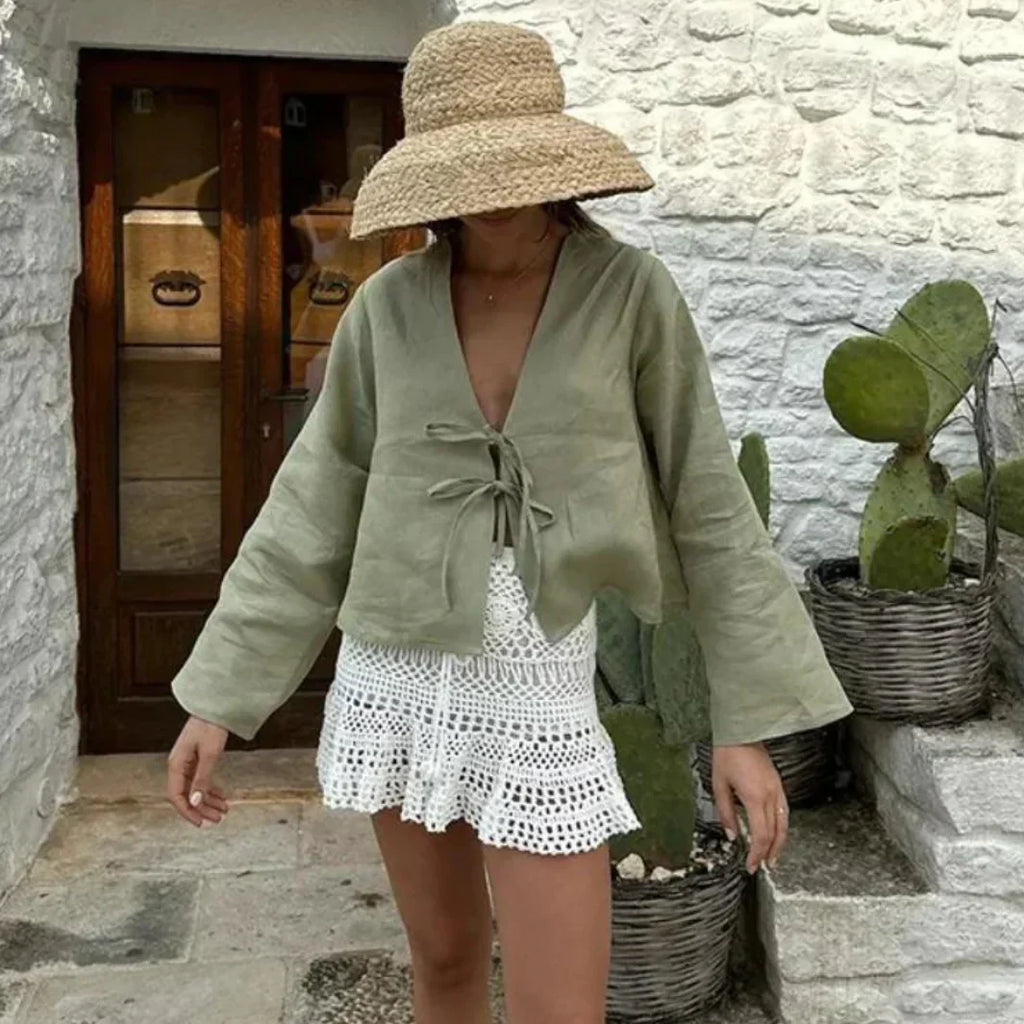 Valenzora | Shirt with lacing
