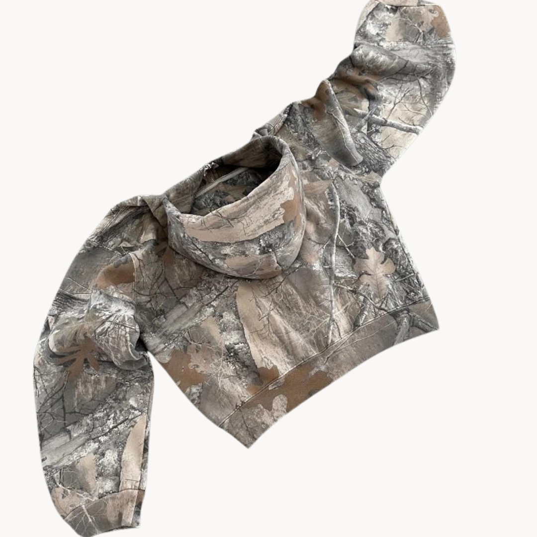 Valenzora | Camo Hoodie Plus Size Comfort and Stylish Camo Look