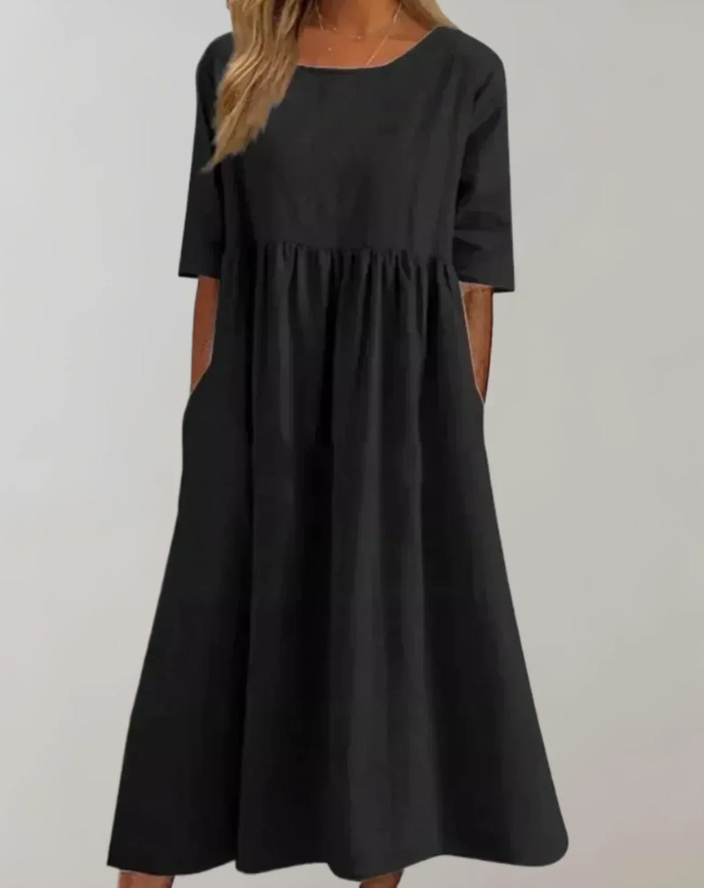 Valenzora | Loose-fitting cotton dress