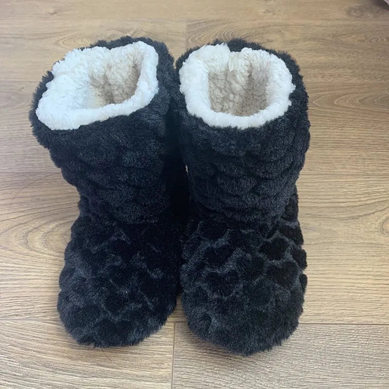 Valenzora | Plush slippers - cozy fleece slippers