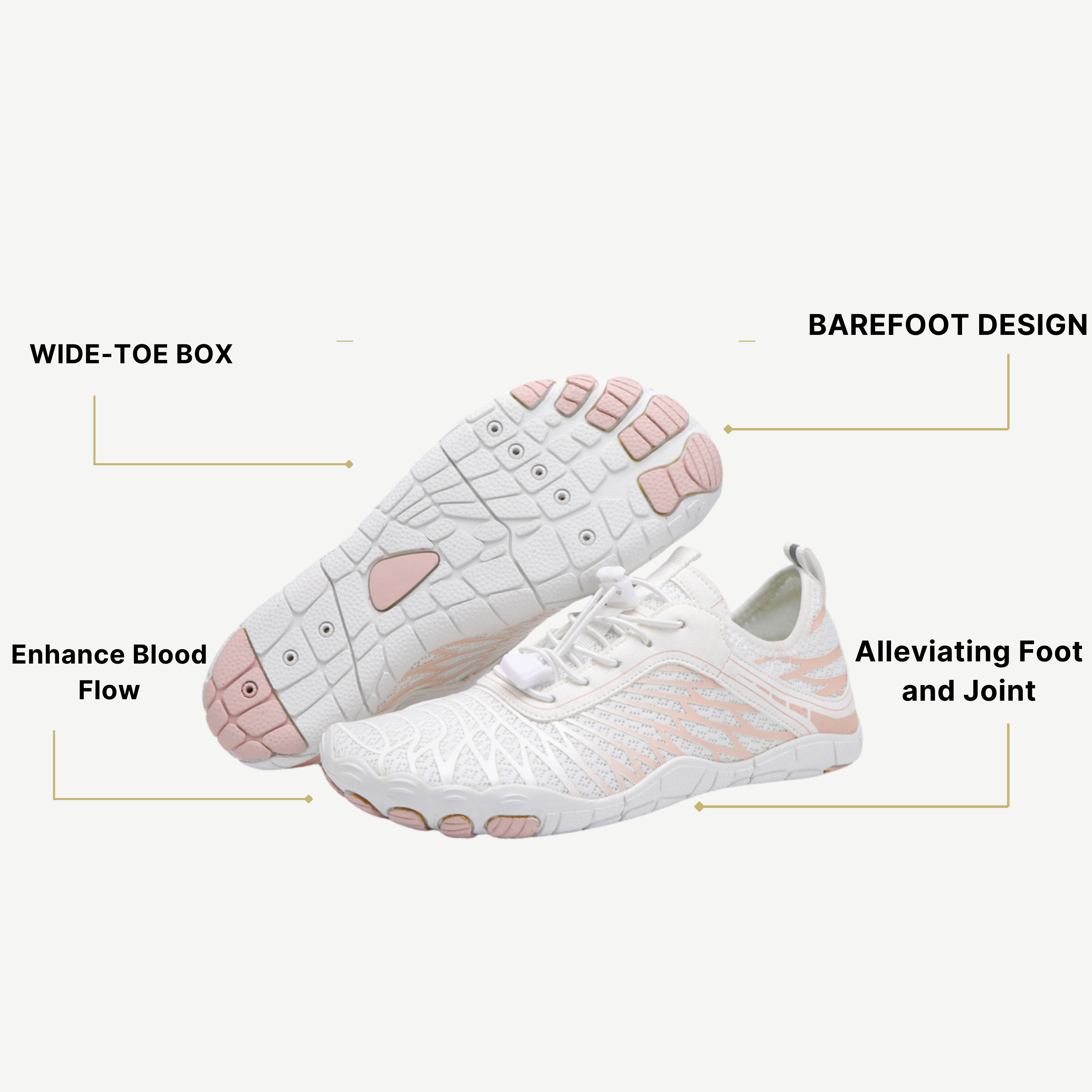 Valenzora | Sporty barefoot shoes Flexible & lightweight