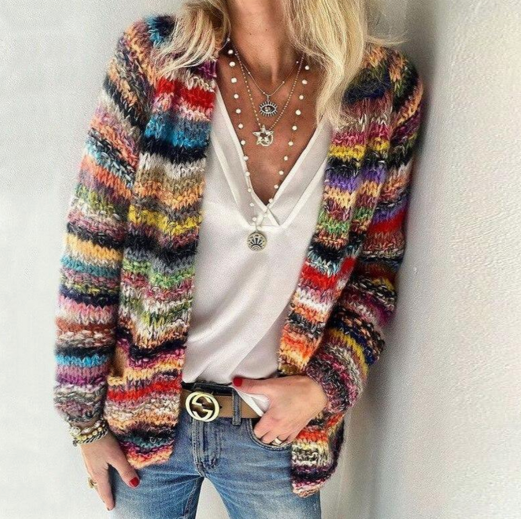 Valenzora – Stylish and colorfully printed jacket