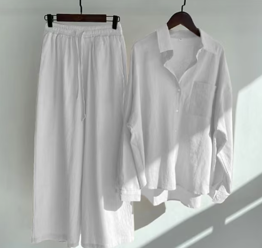 Valenzora | Stylisches Leinen-Sommer-Set