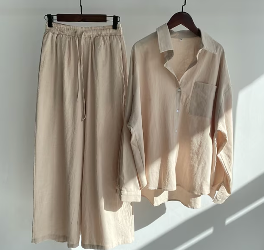 Valenzora | Stylish two-piece linen set