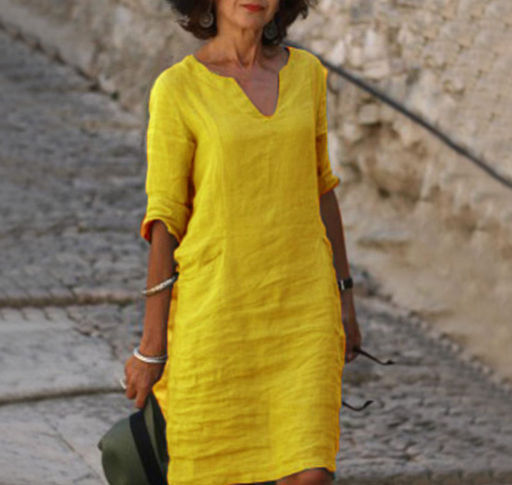 Valenzora | Schickes Dreiviertelarm-Kleid für Damen