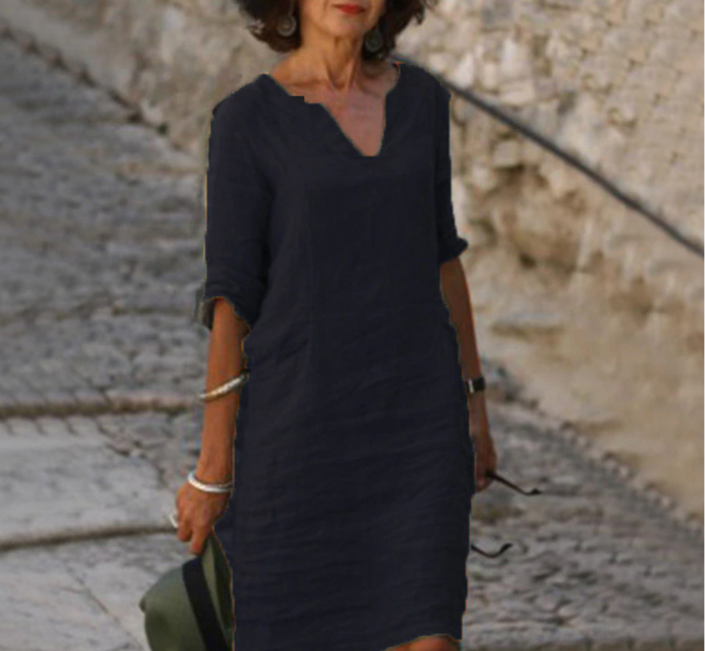Valenzora | Schickes Dreiviertelarm-Kleid für Damen