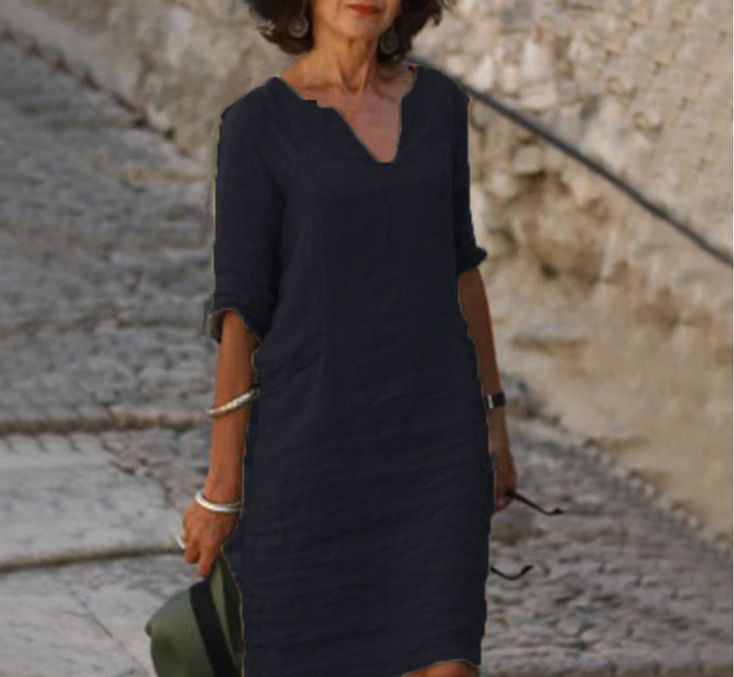 Valenzora | Schickes Dreiviertelarm-Kleid für Damen