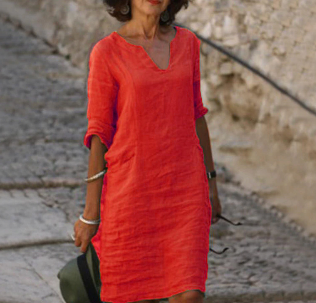 Valenzora | Schickes Dreiviertelarm-Kleid für Damen