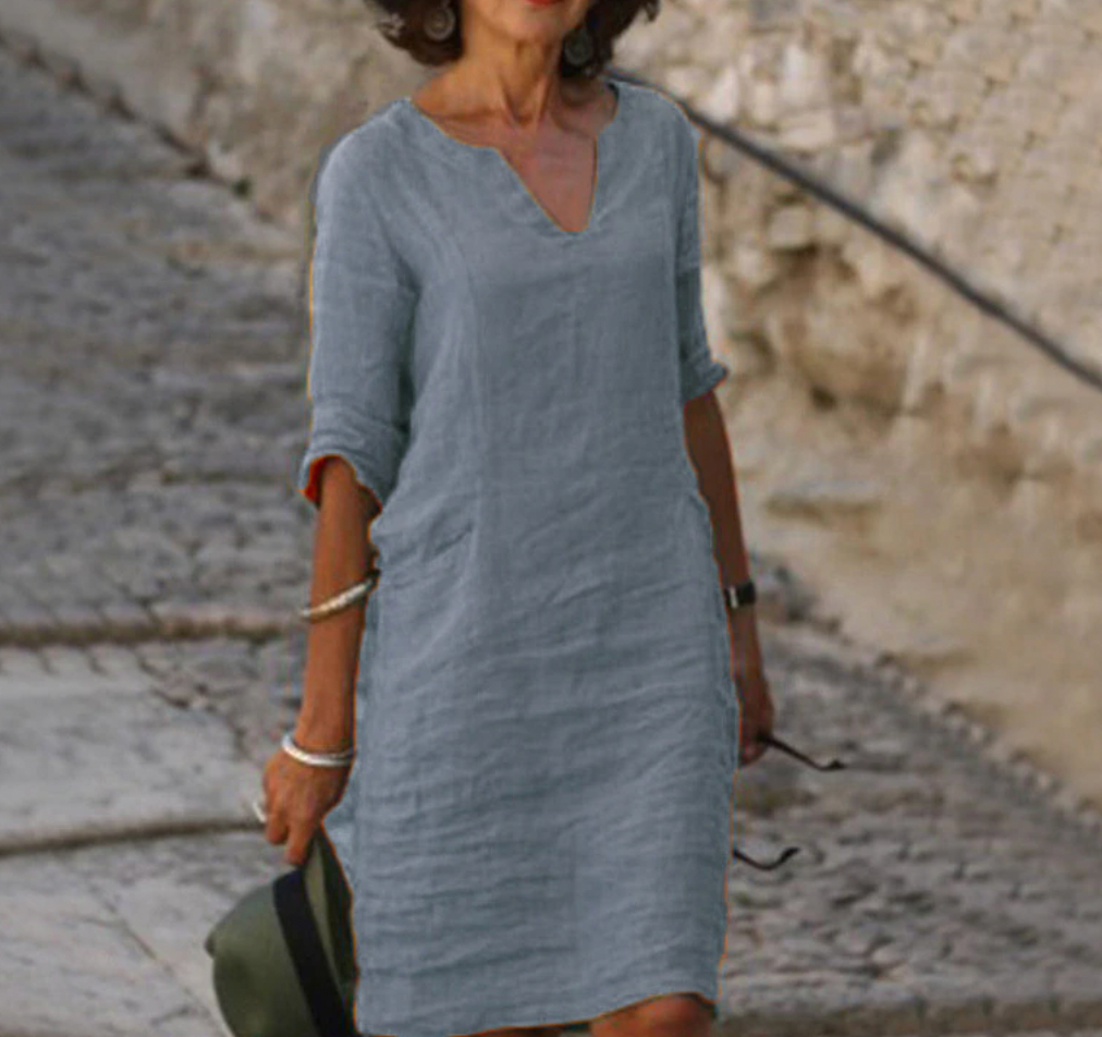 Valenzora | Schickes Dreiviertelarm-Kleid für Damen