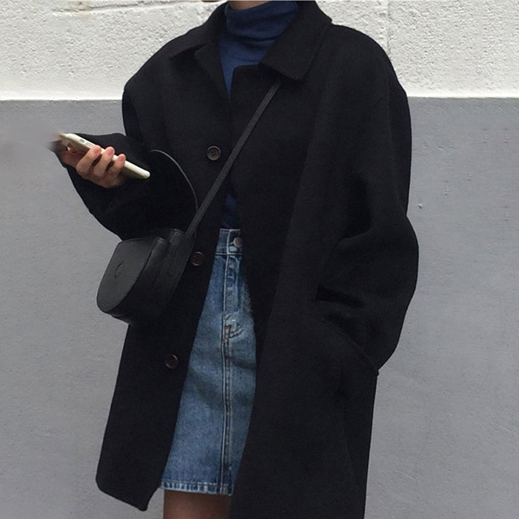 Valenzora Single-breasted elegant women's coat