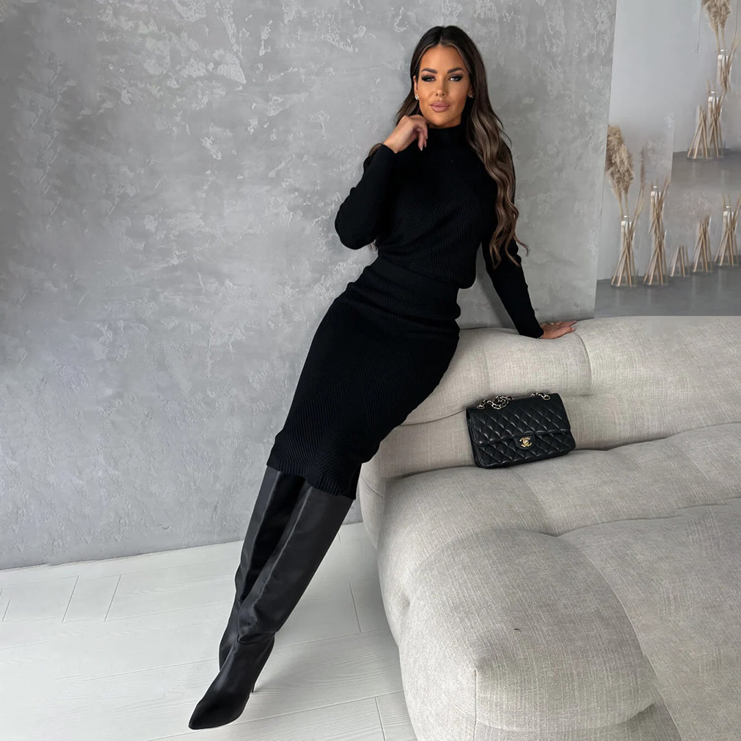 Lilian™ - Elegantes Set, bestehend aus einem Pullover und einem Rock