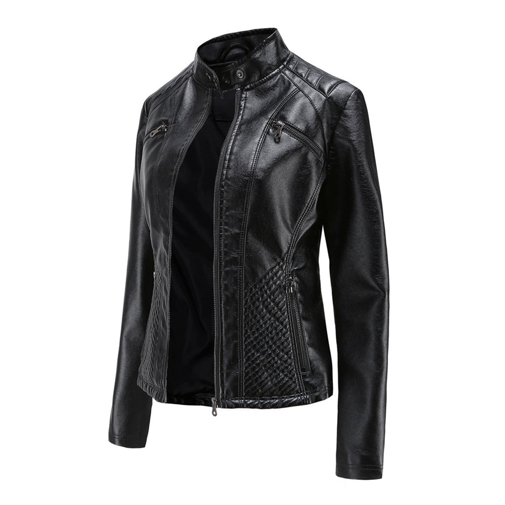 Adriana - Stylish leather jacket