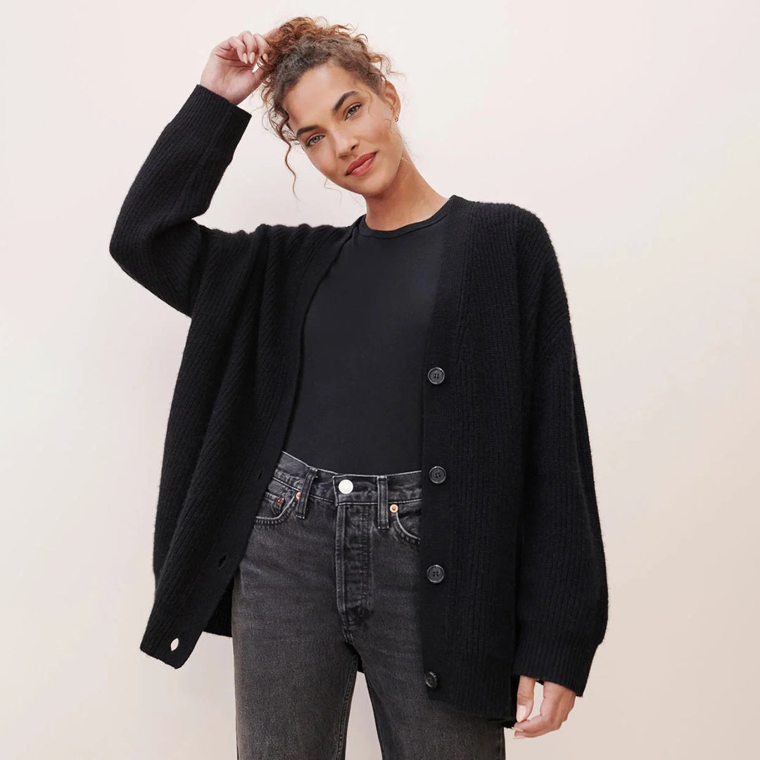 Valenzora | Warm button-up cardigan for women
