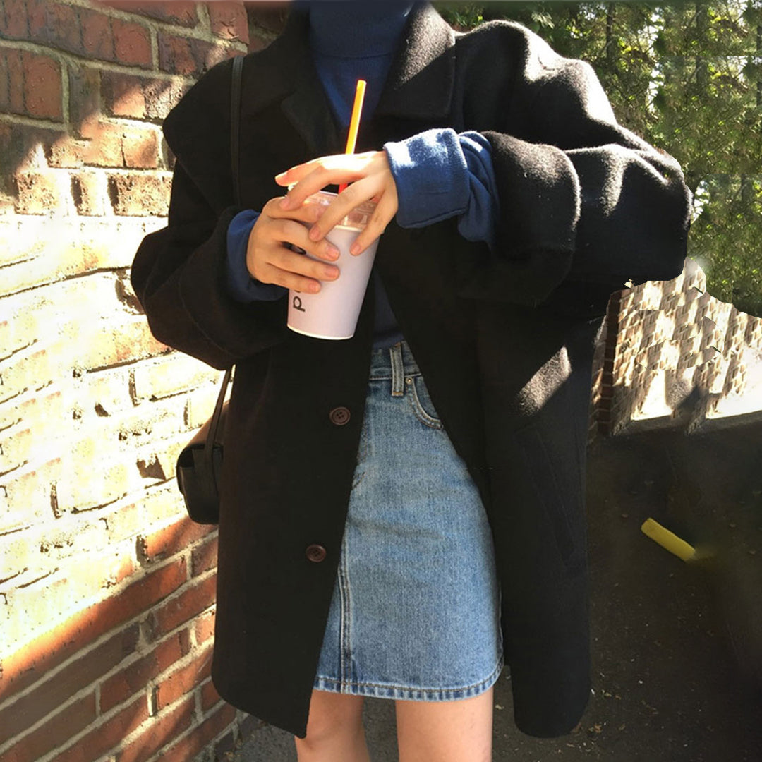 Valenzora Single-breasted elegant women's coat