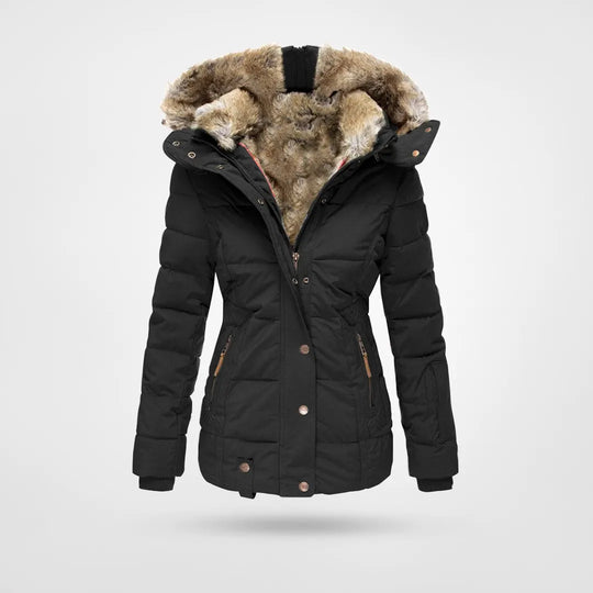 Valenzora – Warme, modische Winterjacke mit Futter und Kapuze