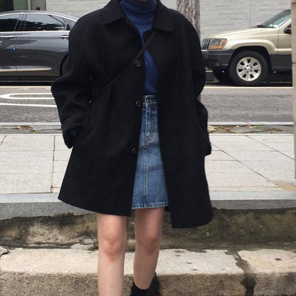 Valenzora Single-breasted elegant women's coat