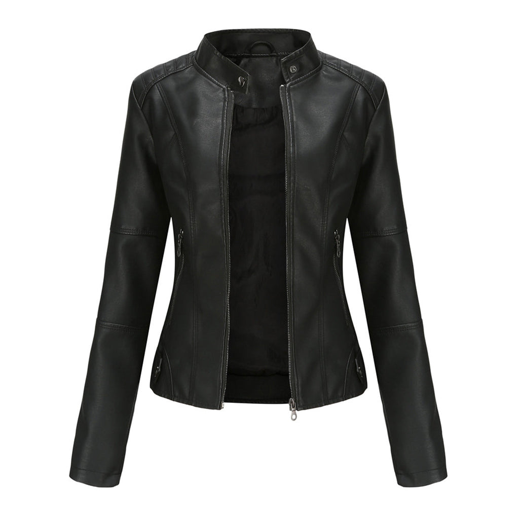 Valenzora GLAM: Moderne Lederjacke für Damen