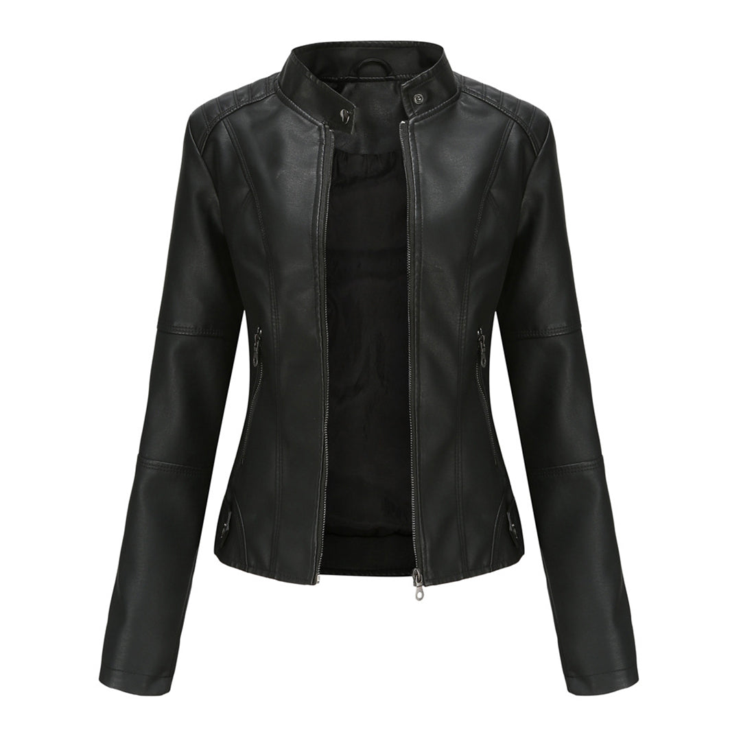 Valenzora | Klassische Bikerjacke aus Leder