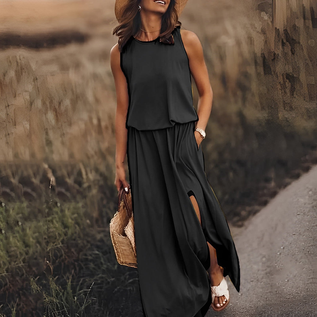 Valenzora | Elegant color play dress