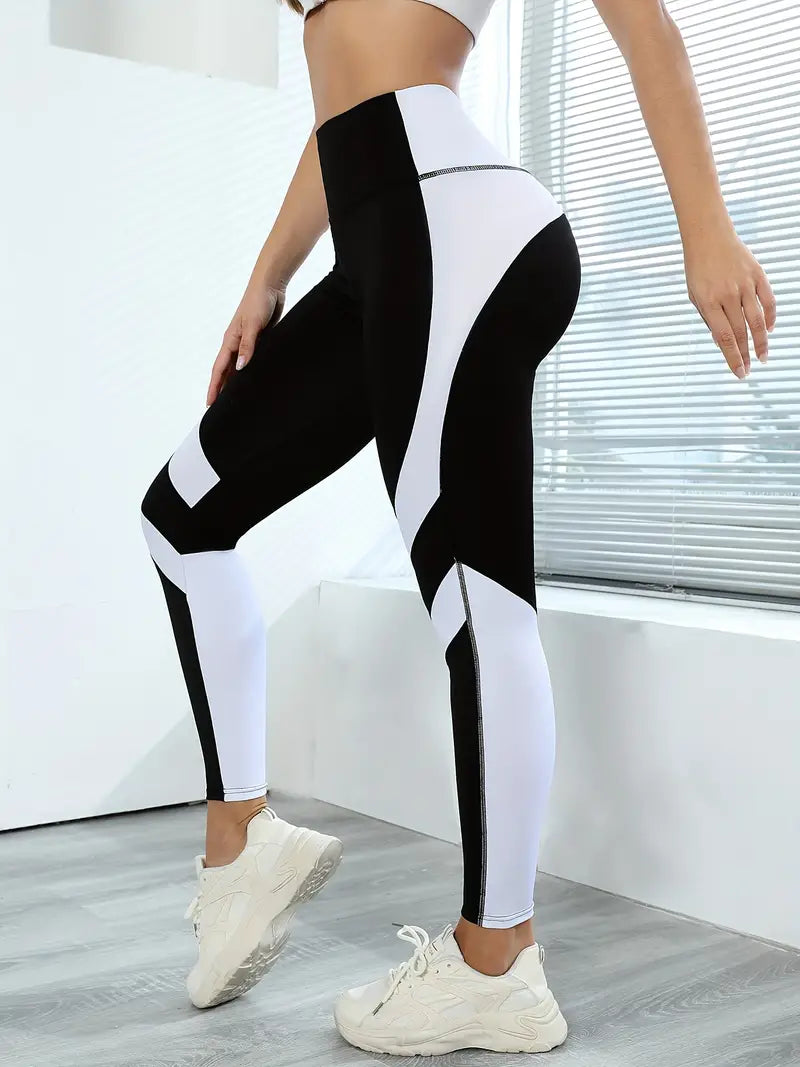 Valenzora | Farbenfrohe High-Waist-Yoga-Leggings