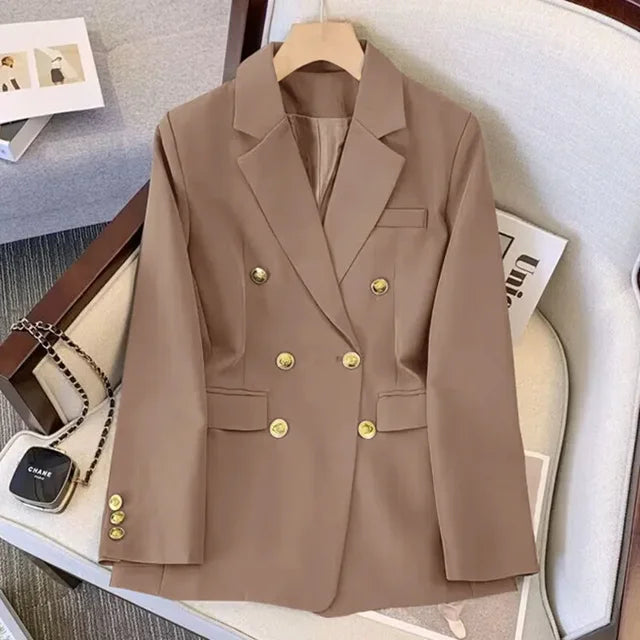 Valenzora jacket with gold buttons - Elena