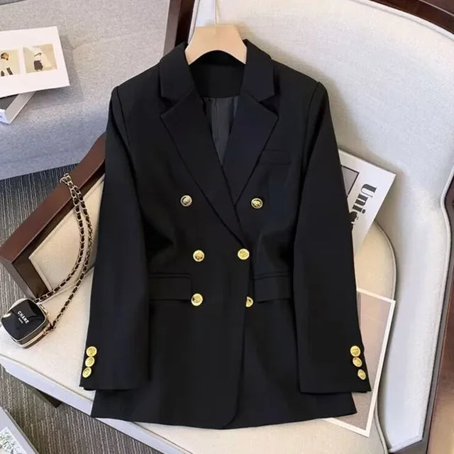 Valenzora jacket with gold buttons - Elena