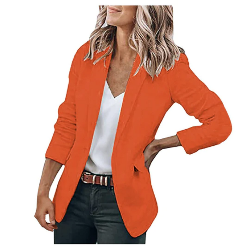 Valenzora | Einreihiger Blazer mit klassischem Revers für Damen
