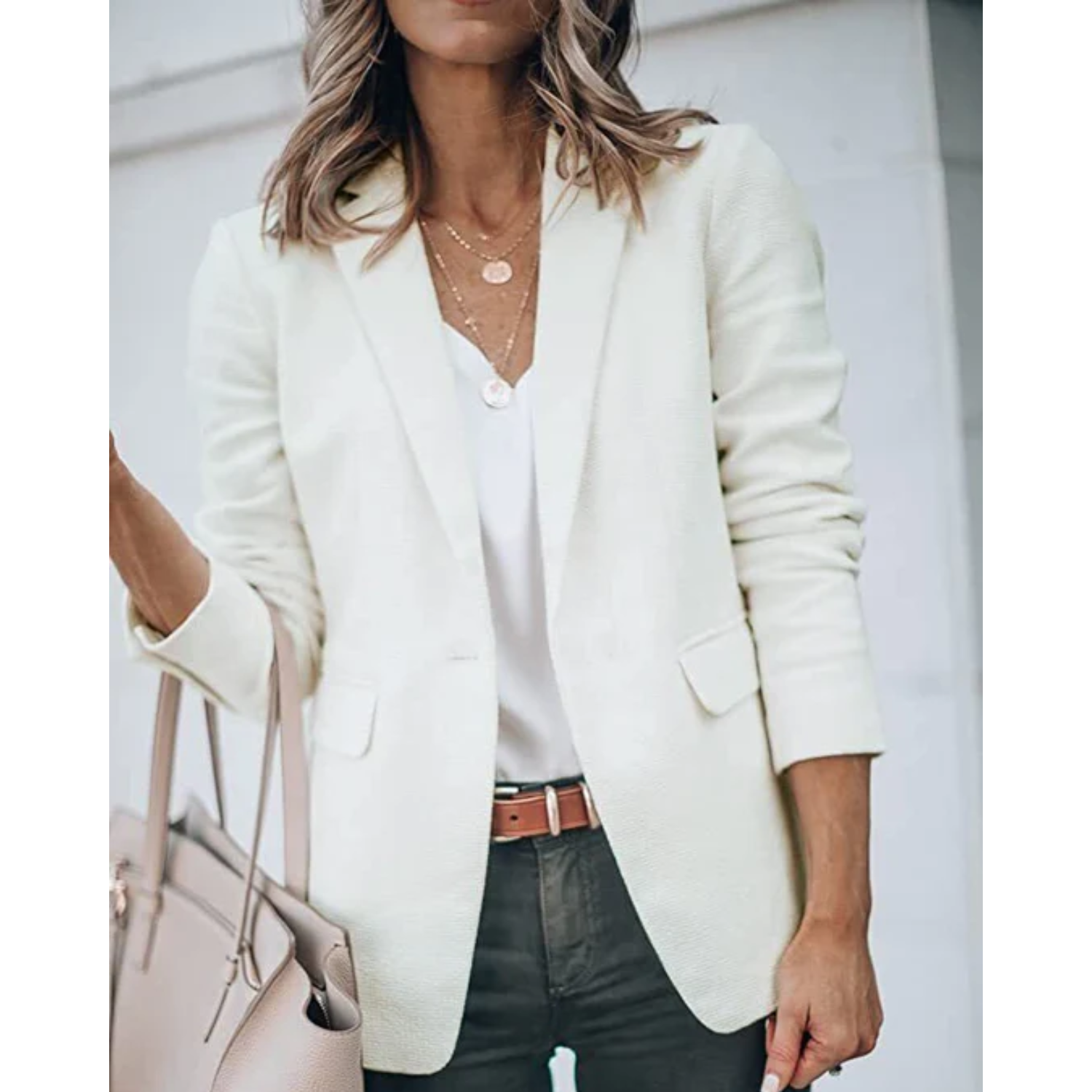 Valenzora | Einreihiger Blazer mit klassischem Revers für Damen
