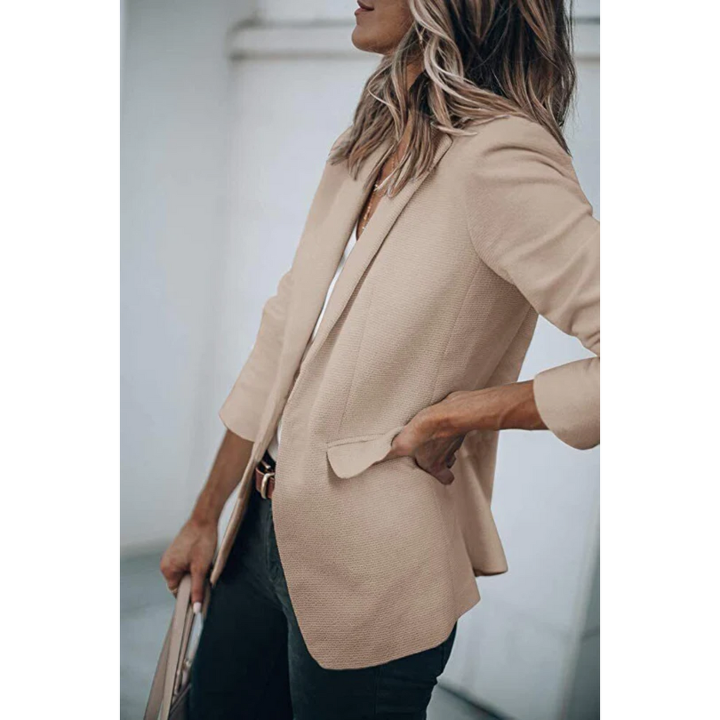 Valenzora | Einreihiger Blazer mit klassischem Revers für Damen