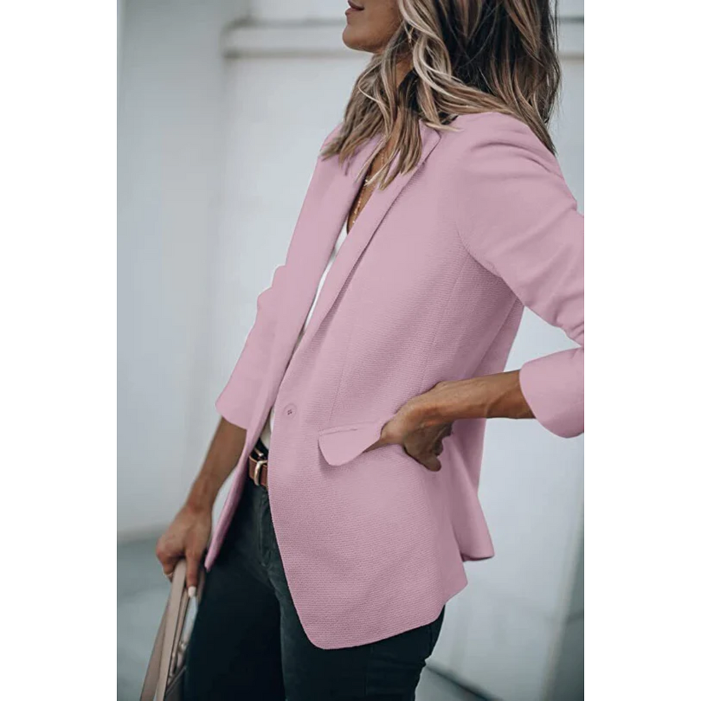 Valenzora | Einreihiger Blazer mit klassischem Revers für Damen