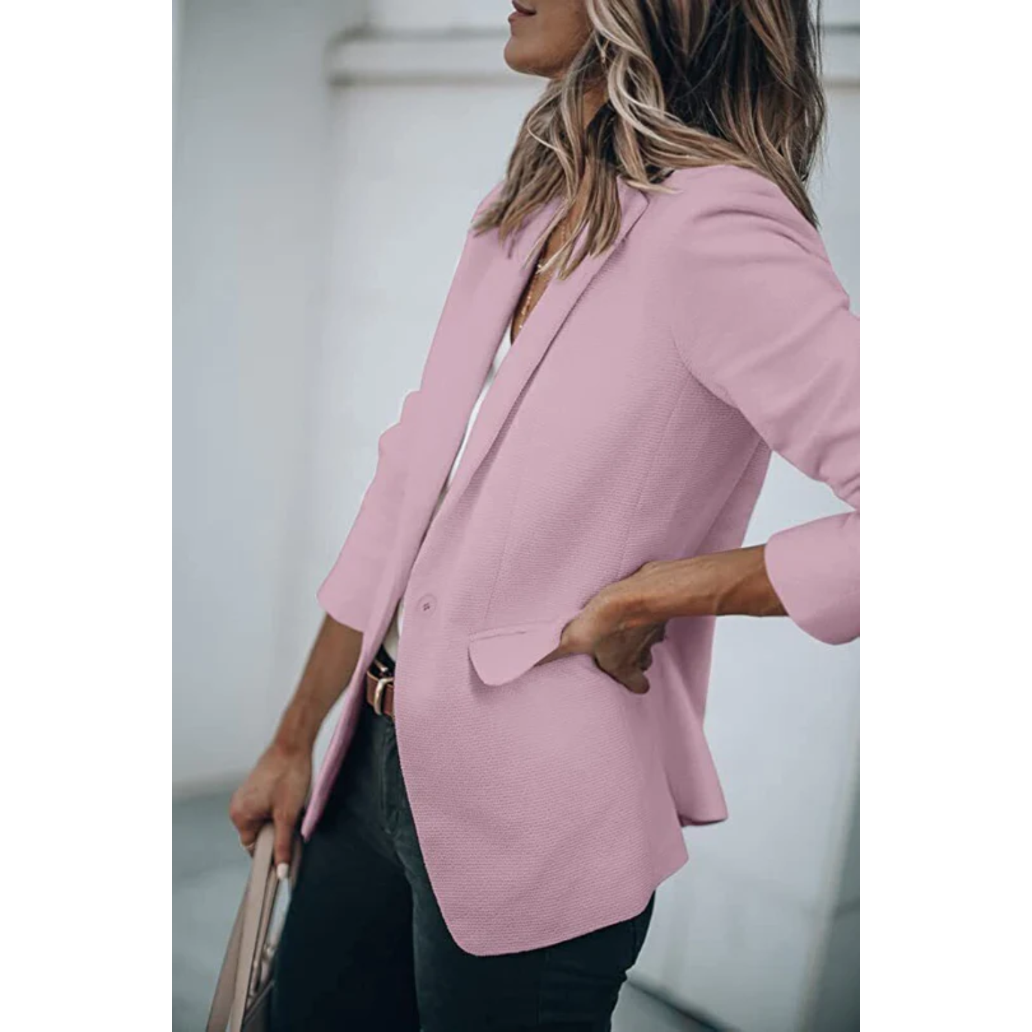 Valenzora | Einreihiger Blazer mit klassischem Revers für Damen
