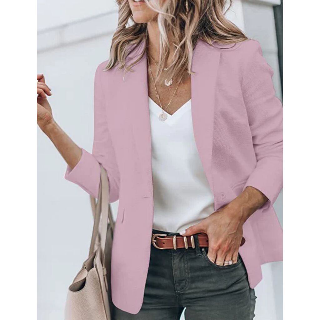 Valenzora | Einreihiger Blazer mit klassischem Revers für Damen