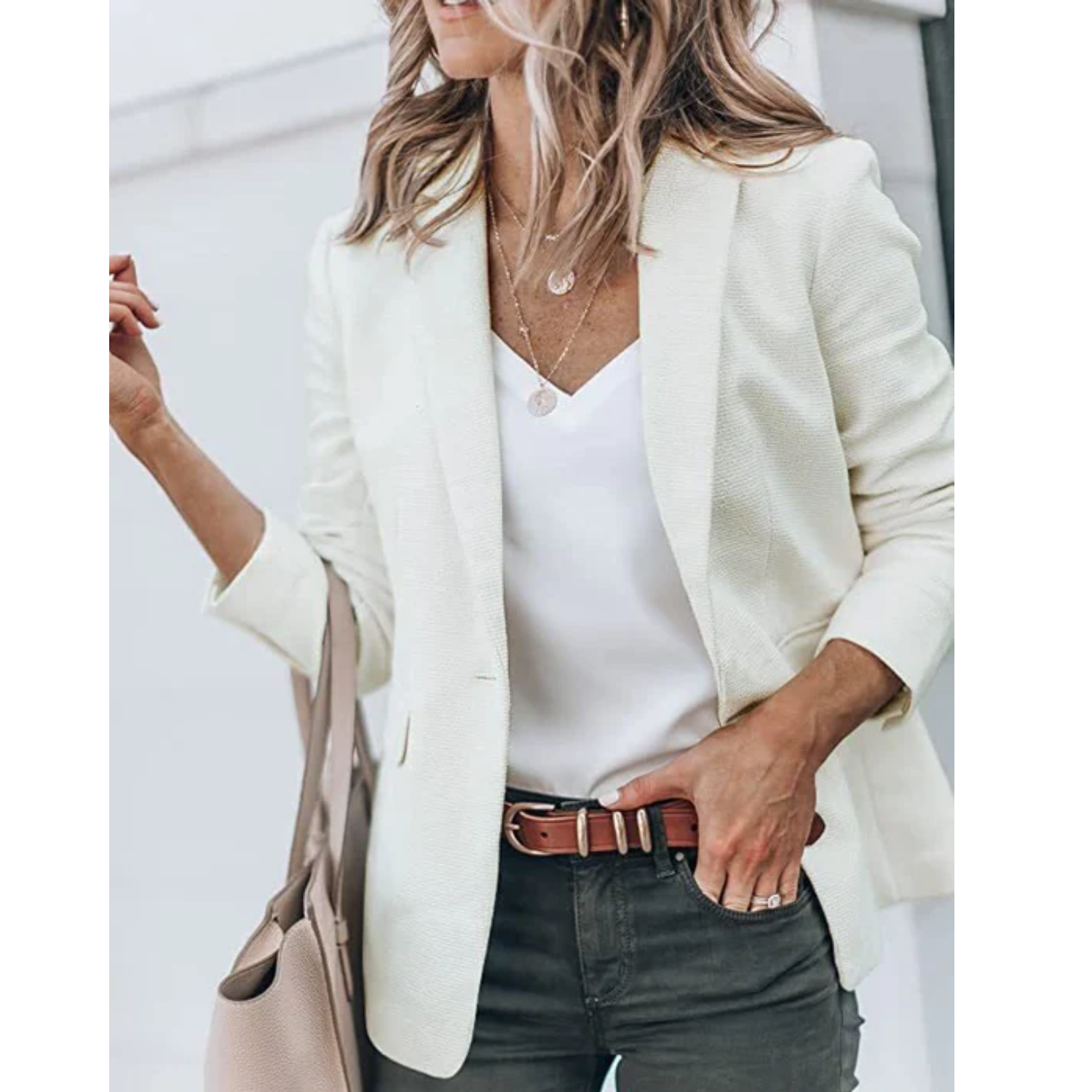 Valenzora | Einreihiger Blazer mit klassischem Revers für Damen