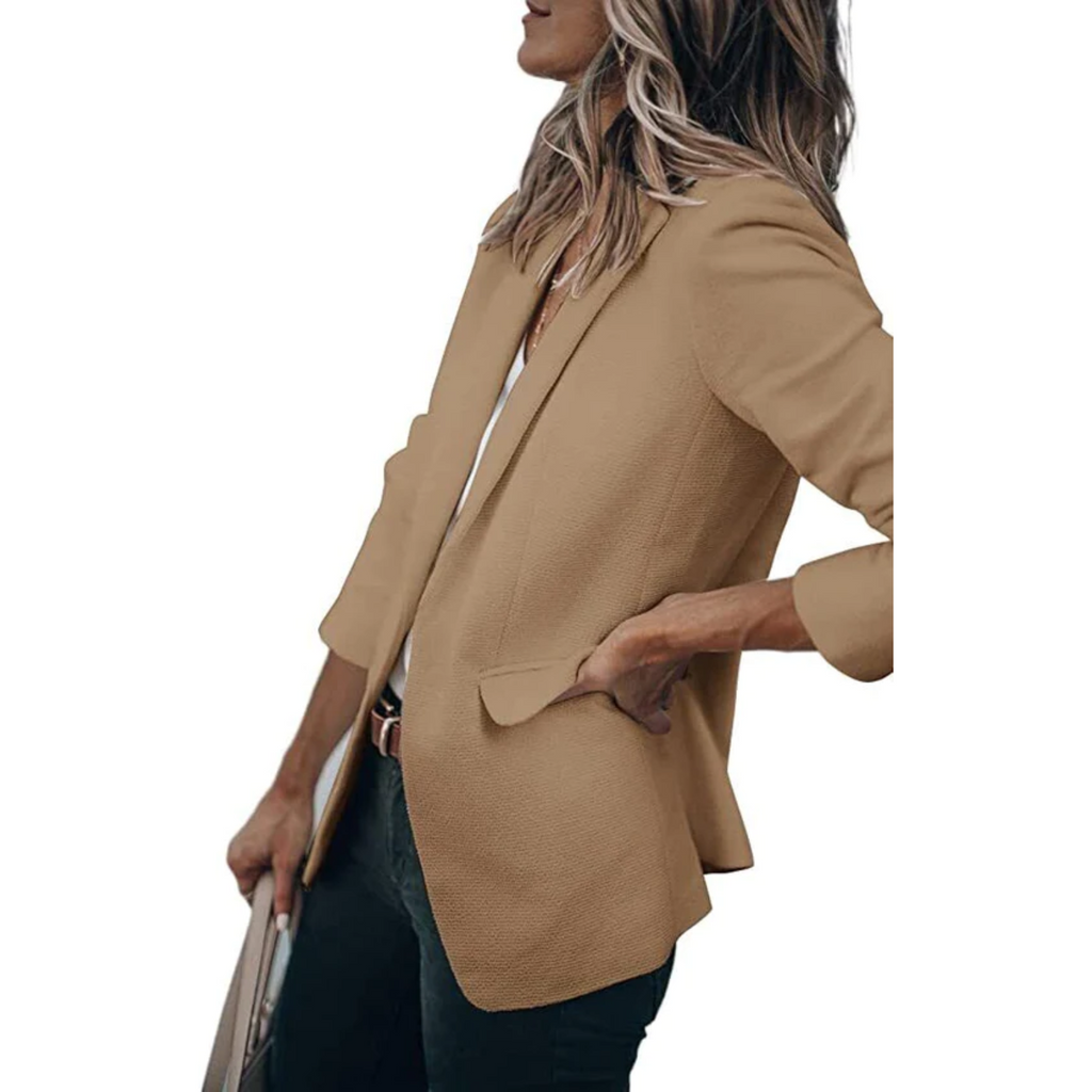Valenzora | Einreihiger Blazer mit klassischem Revers für Damen